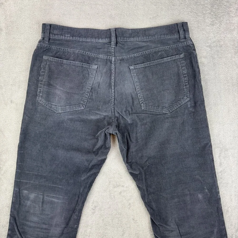 J CREW The Sutton Mens Corduroy Pants Grandpa Dark Business Casual Flat Front